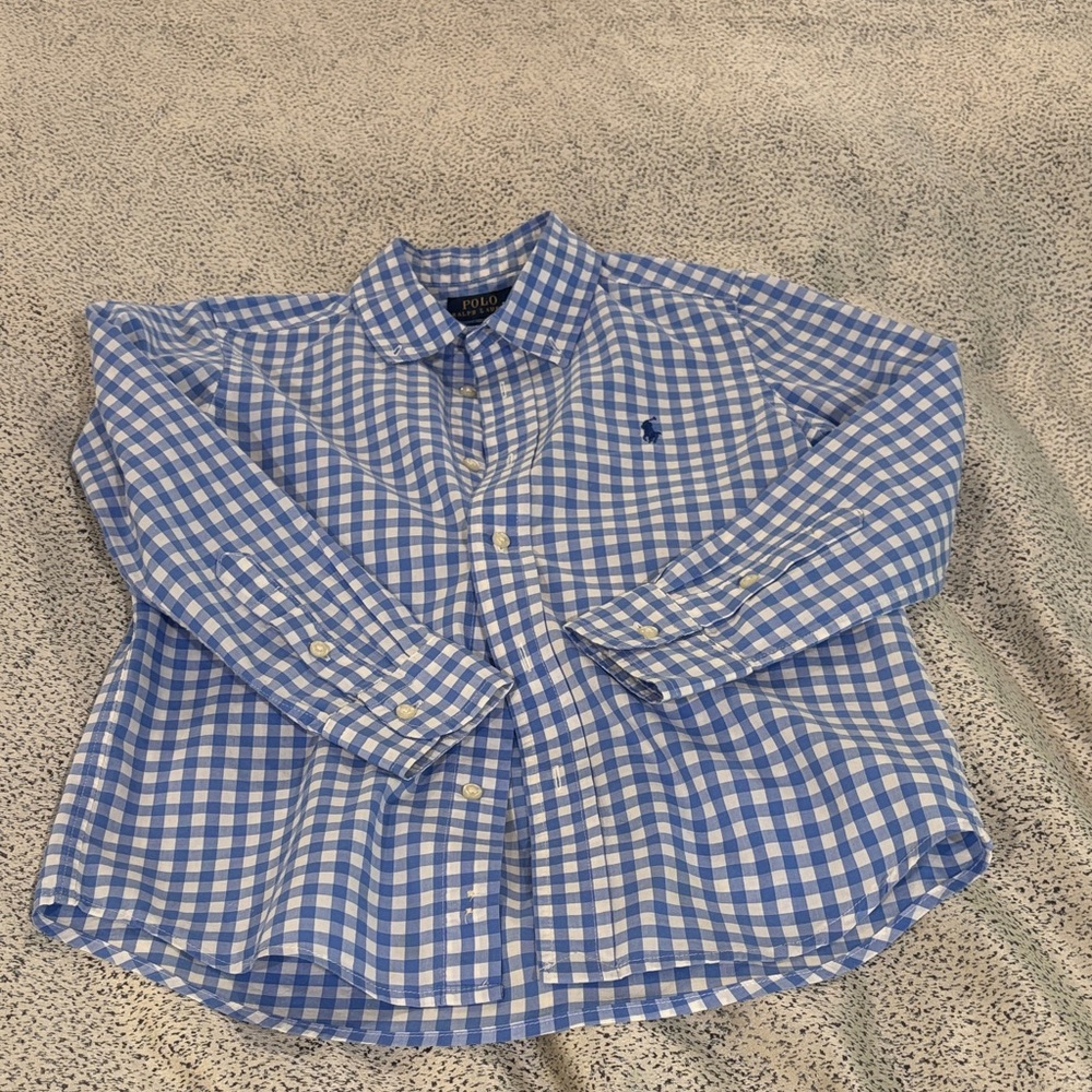 Polo by Ralph Lauren Kids Gingham Button-Down Shirt - Size 7